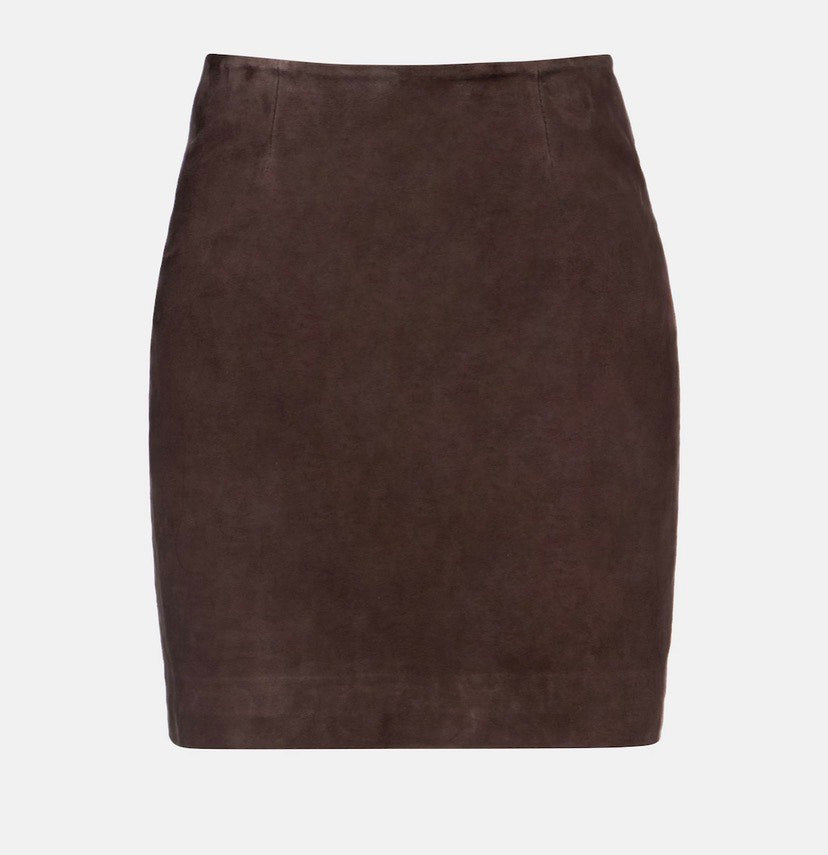 Rotate Suede Skirt