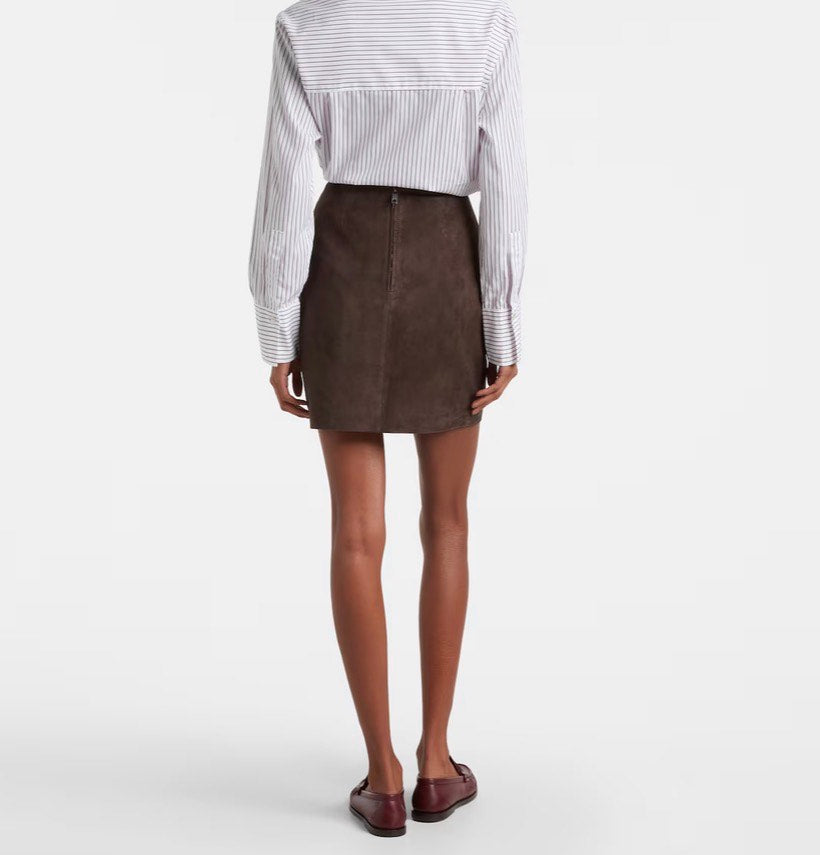 Rotate Suede Skirt