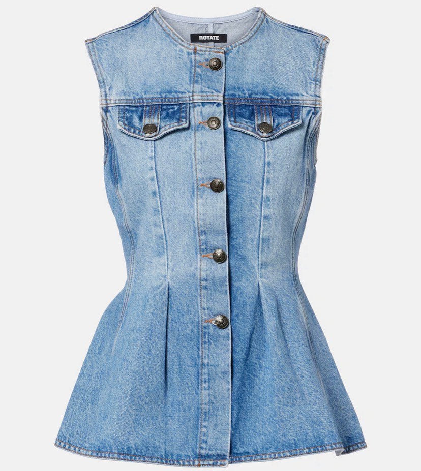 Rotate Gilet Denim