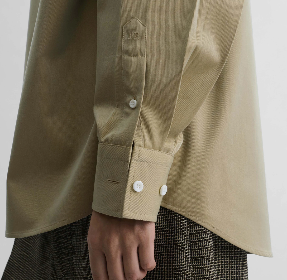 Phoebe Philo Button collar shirt