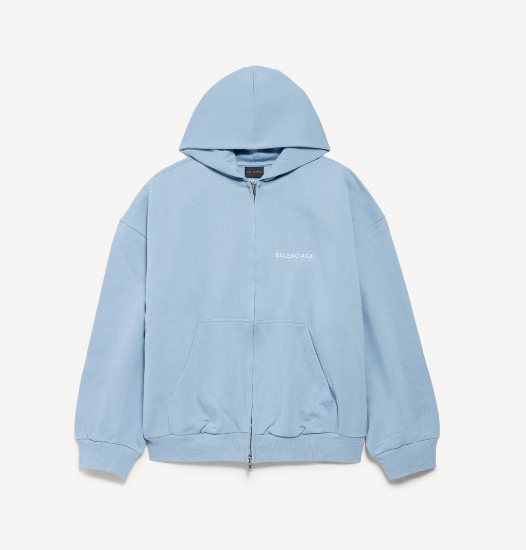 Balenciaga Regular Zip Up Hoodie