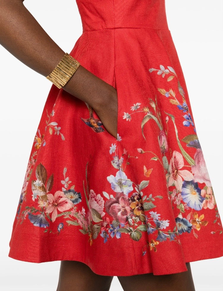 Zimmermann Red Dress
