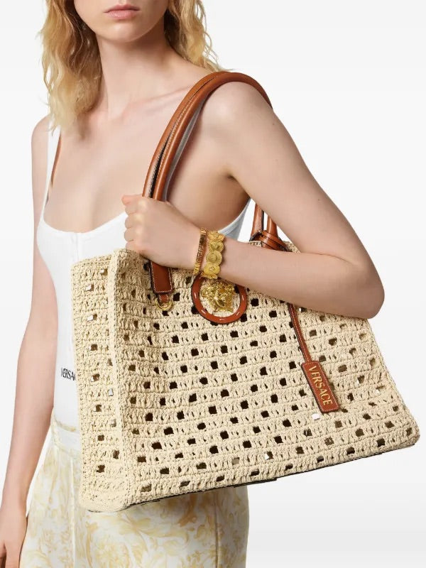 Versace Rafia Handbag